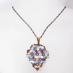 Pendant 65cm - Shea Grapes-Bronze Chain - Pendant 65cm - Laiton bronze